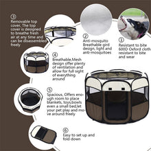 Load image into Gallery viewer, Portable Folding Pet Playpen