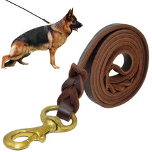 Load image into Gallery viewer, Genuine Leather Dog Leash
