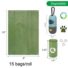 Load image into Gallery viewer, Dog Poop Bag Dispenser with LED light + Waste Bags