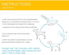 Load image into Gallery viewer, Dog Summer Cooling Vest