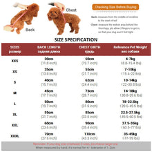 Load image into Gallery viewer, Winter Fleece Dog Suit