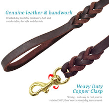 Load image into Gallery viewer, Genuine Leather Dog Leash
