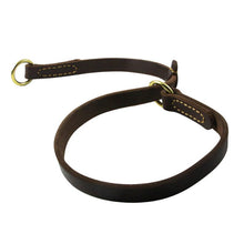 Load image into Gallery viewer, Real Leather Slip Collar