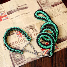 Load image into Gallery viewer, Matching Martingale Collar and Leash Rope Sets