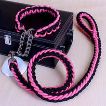 Load image into Gallery viewer, Matching Martingale Collar and Leash Rope Sets