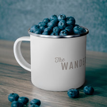 Load image into Gallery viewer, The Wandering Mutt Co. Enamel Camping Mug
