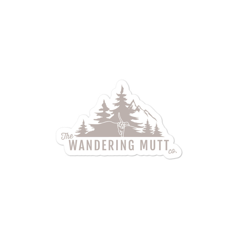 The Wandering Mutt co. Adventure Bubble-free stickers