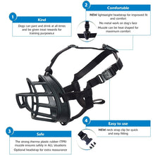 Load image into Gallery viewer, Adjustable Soft Dog Muzzle
