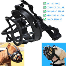 Load image into Gallery viewer, Adjustable Soft Dog Muzzle
