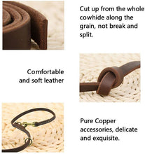 Load image into Gallery viewer, Genuine Leather Dog Leash: Benepaw
