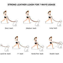 Load image into Gallery viewer, Genuine Leather Dog Leash: Benepaw
