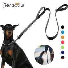 Load image into Gallery viewer, Reflective Dog Leash with Traffic Handle
