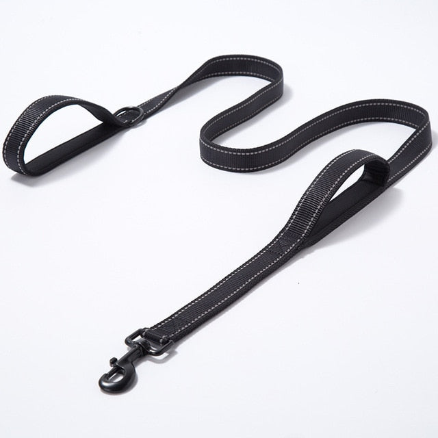 Reflective Dog Leash with Traffic Handle