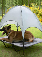 Load image into Gallery viewer, Portable Elevated dog bed with Sun Canopy

