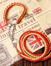 Load image into Gallery viewer, Matching Martingale Collar and Leash Rope Sets
