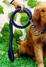Load image into Gallery viewer, Matching Martingale Collar and Leash Rope Sets
