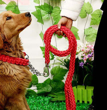Load image into Gallery viewer, Matching Martingale Collar and Leash Rope Sets
