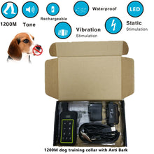 Load image into Gallery viewer, Trainertec PTS1200 LED Remote Dog Training Collar
