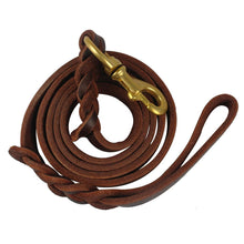 Load image into Gallery viewer, Genuine Leather Dog Leash
