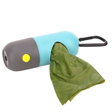 Load image into Gallery viewer, Dog Poop Bag Dispenser with LED light + Waste Bags
