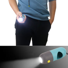 Load image into Gallery viewer, Dog Poop Bag Dispenser with LED light + Waste Bags
