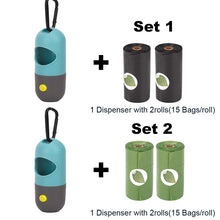 Load image into Gallery viewer, Dog Poop Bag Dispenser with LED light + Waste Bags
