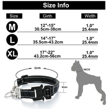 Load image into Gallery viewer, NIKPET Reflective Martingale Dog Collar
