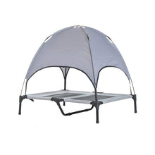 Load image into Gallery viewer, Portable Elevated dog bed with Sun Canopy
