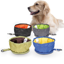 Load image into Gallery viewer, Foldable dog bowl food/water storage bag
