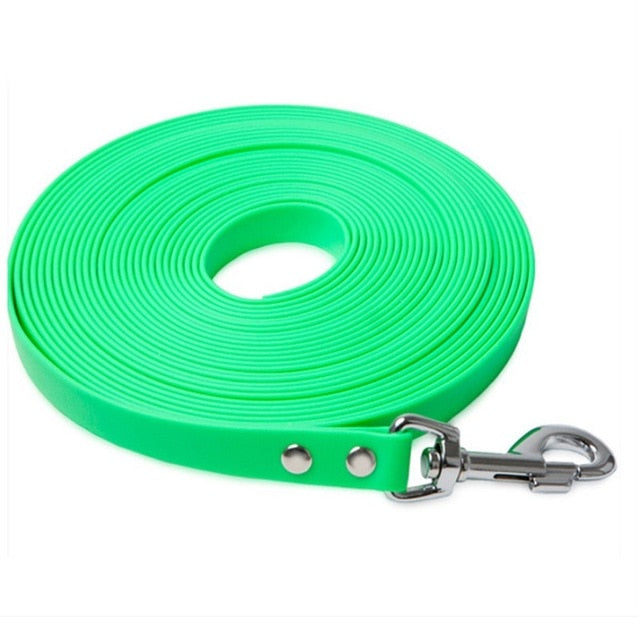 Waterproof PVC Long Leash for Recall Training, Hunting, and Tracking