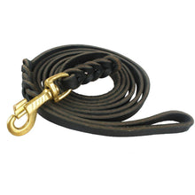 Load image into Gallery viewer, Genuine Leather Dog Leash
