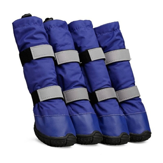 Non-Slip High Dog Winter Boots