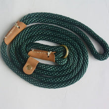 Load image into Gallery viewer, Mountain Climbing Rope Canine Slip lead (6 ft)
