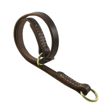 Load image into Gallery viewer, Real Leather Slip Collar
