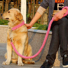 Load image into Gallery viewer, Matching Martingale Collar and Leash Rope Sets
