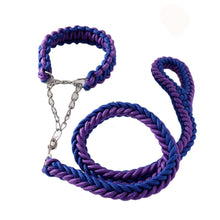 Load image into Gallery viewer, Matching Martingale Collar and Leash Rope Sets
