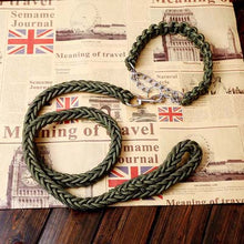 Load image into Gallery viewer, Matching Martingale Collar and Leash Rope Sets
