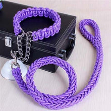 Load image into Gallery viewer, Matching Martingale Collar and Leash Rope Sets
