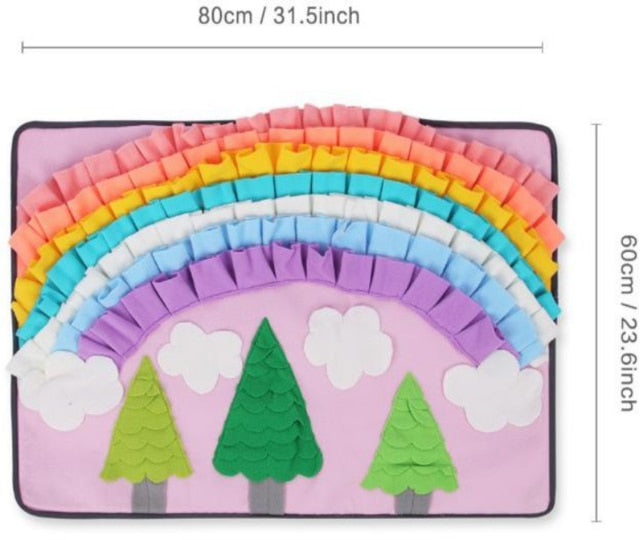 Rainbow Snuffle Mat