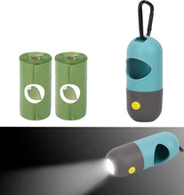 Load image into Gallery viewer, Dog Poop Bag Dispenser with LED light + Waste Bags
